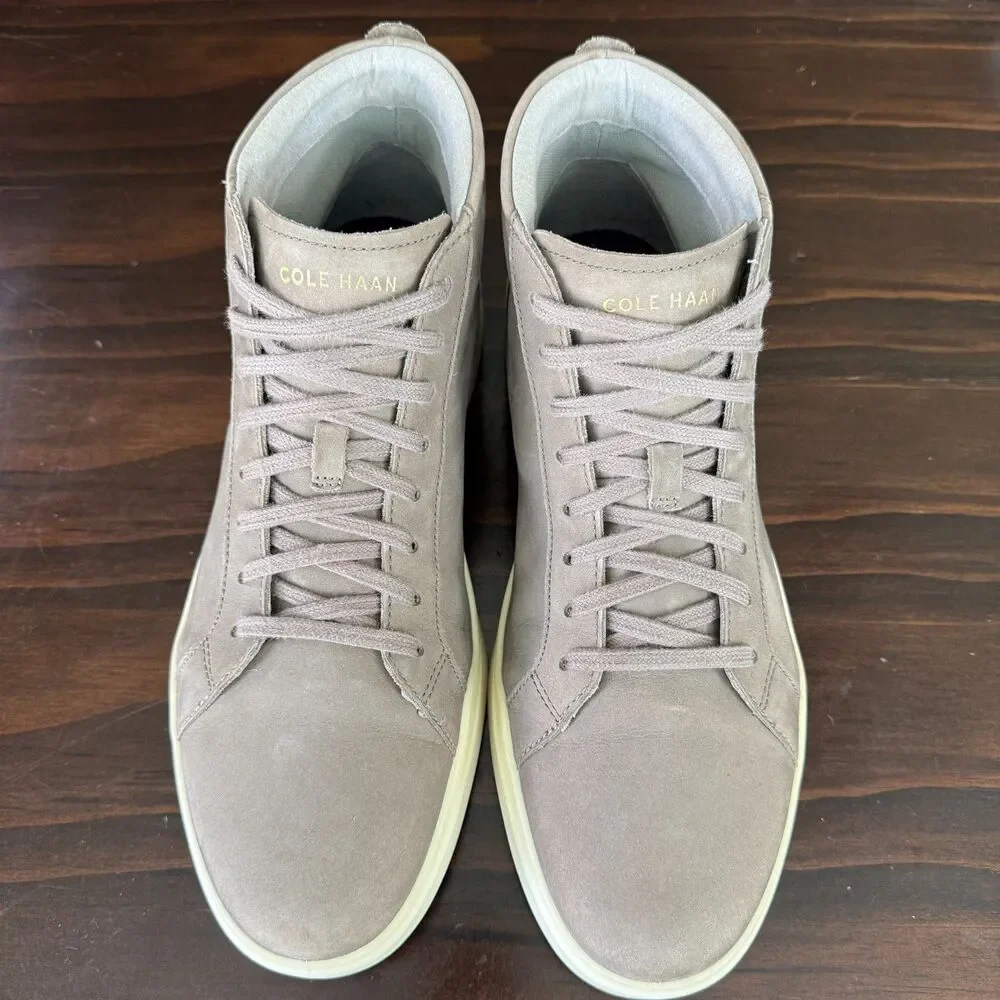 Cole Haan Grand Crosscourt Modern Midcut Sneakers - Soft Sage Nubuck - Men's 11M
